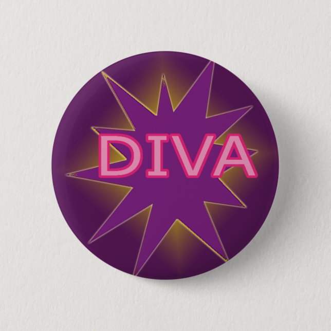 BADGE ROND 5 CM DIVA (Devant)