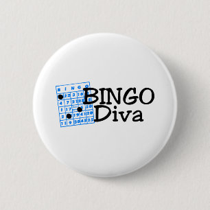 Badge Rond 5 Cm Diva de bingo-test