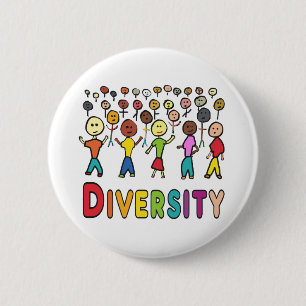 Badge Rond 5 Cm Diversité