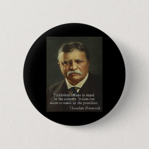 Badge Rond 5 Cm Dny Dank Mème Designs Theodore ' Roosevelt Mème