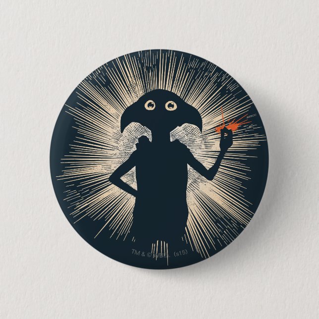 Badge Rond 5 Cm Dobby Casting Magic (Devant)