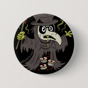 Badge Rond 5 Cm Docteur Button de peste