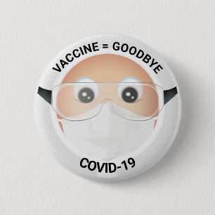 Badge Rond 5 Cm Docteur Emoji
