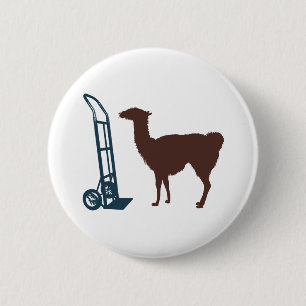 Badge Rond 5 Cm Dolly llama