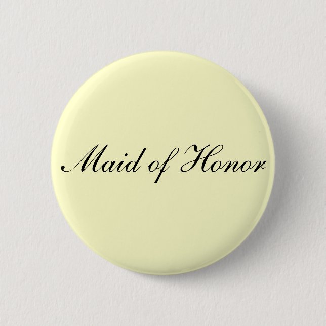 Badge Rond 5 Cm Domestique de bouton d'ivoire d'honneur (Devant)