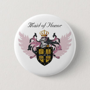 Badge Rond 5 Cm Domestique de crête d'honneur - bouton