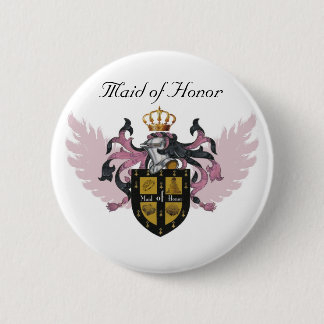 Badge Rond 5 Cm Domestique de crête d'honneur - bouton