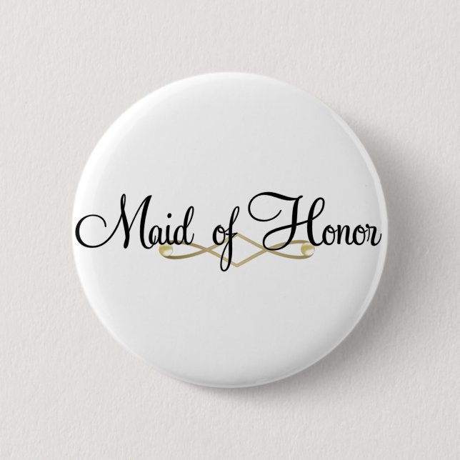 Badge Rond 5 Cm Domestique d'honneur (Devant)