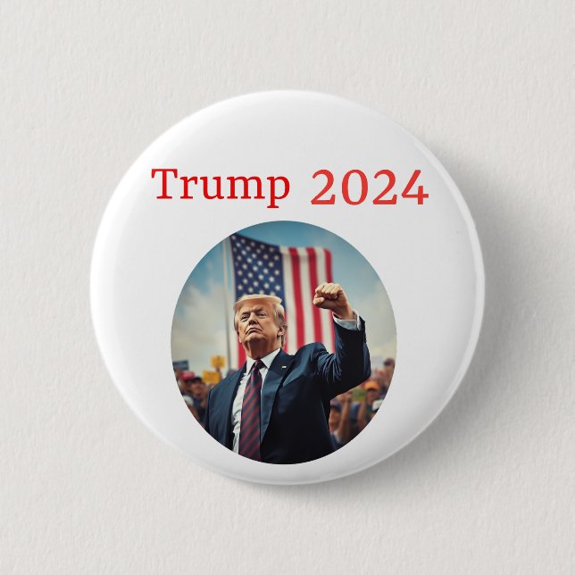 Badge Rond 5 Cm Donald Trump (Devant)