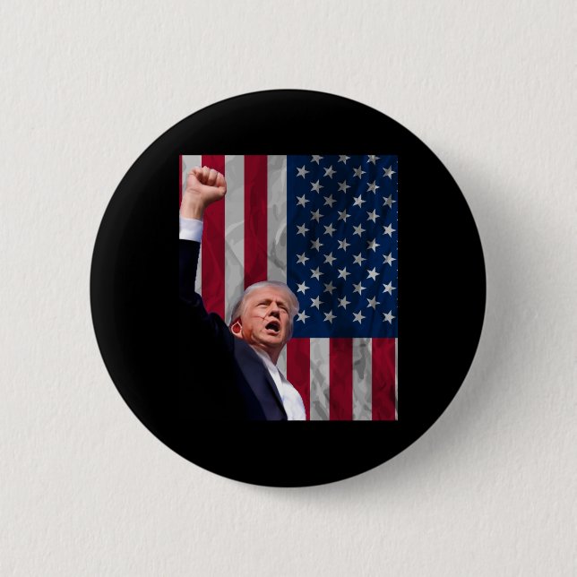 Badge Rond 5 Cm Donald Trump (Devant)