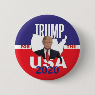 Badge Rond 5 Cm Donald Trump 2020