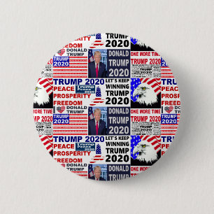 Badge Rond 5 Cm Donald Trump 2020 Medley