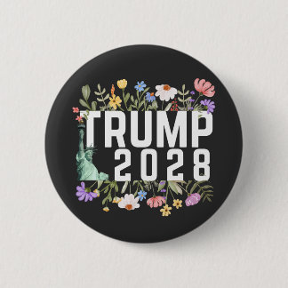 Badge Rond 5 Cm Donald Trump 2028