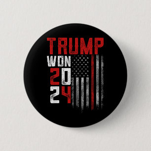 Badge Rond 5 Cm Donald Trump a gagné l'inauguration de l'élection
