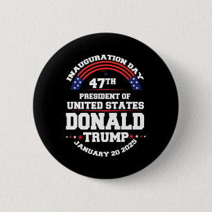 Badge Rond 5 Cm Donald Trump a gagné l'inauguration de l'élection