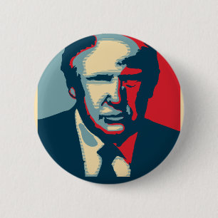 Badge Rond 5 Cm donald trump nope