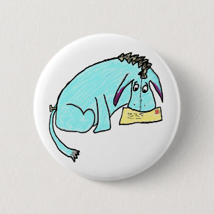 Badge Rond 5 Cm Donkey