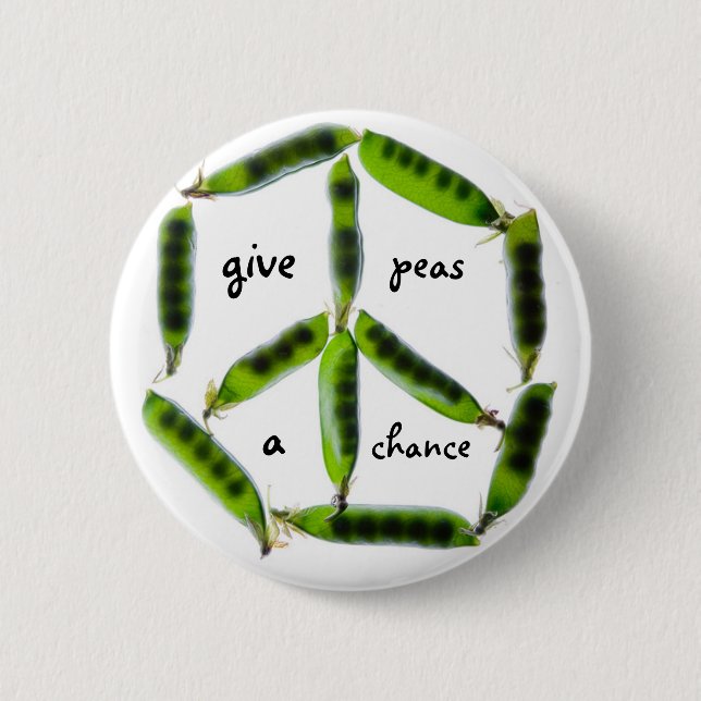 Badge Rond 5 Cm donnez à des pois une occasion (Devant)