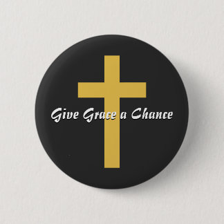 Badge Rond 5 Cm Donnez une chance à Grace