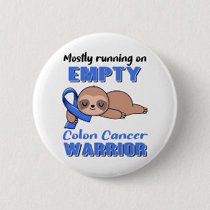 Badge Rond 5 Cm Dons amusants de sensibilisation au cancer du colo