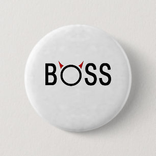 Badge Rond 5 Cm Dons Drôle Boss