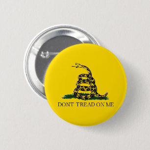 Badge Rond 5 Cm Don't tread on me Gadsden flag Libertarian Snake