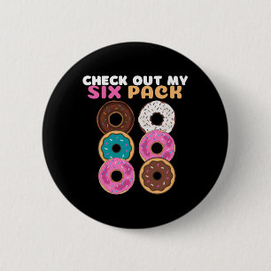 Badge Rond 5 Cm Donut Funny