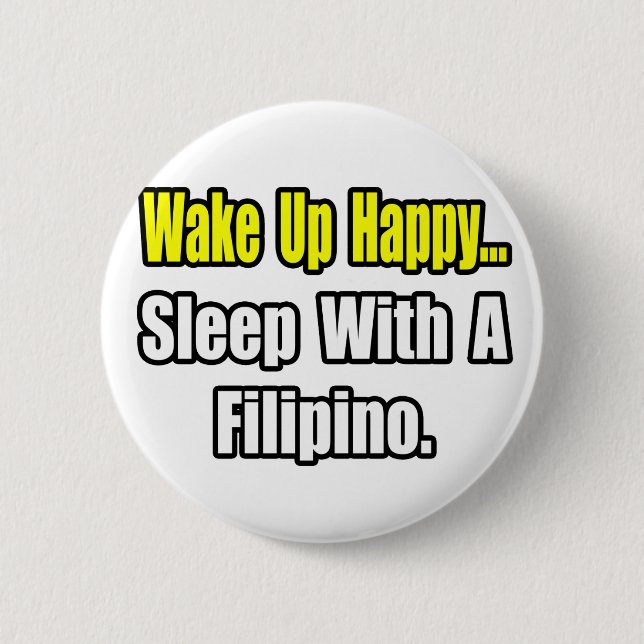 Badge Rond 5 Cm Dormir avec un Philippin (Devant)