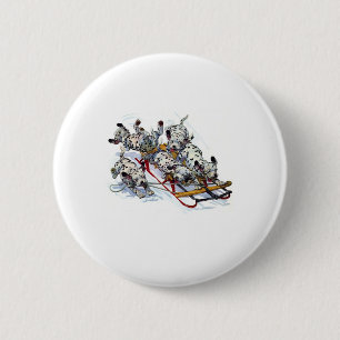 Badge Rond 5 Cm Dormir les petits dalmatiens