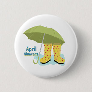 Badge Rond 5 Cm Douches 2 d'avril