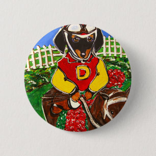 BADGE ROND 5 CM DOXIE JOCKEY