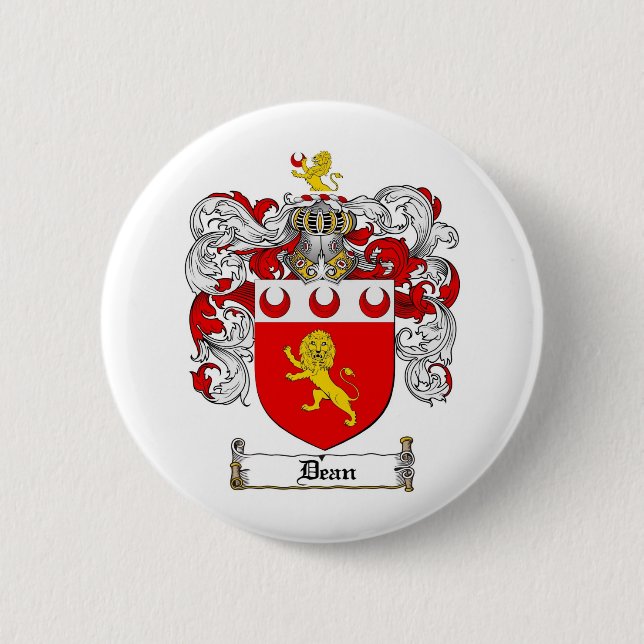 BADGE ROND 5 CM DOYEN FAMILY CREST - DOYEN MANTEAU DES BRAS (Devant)
