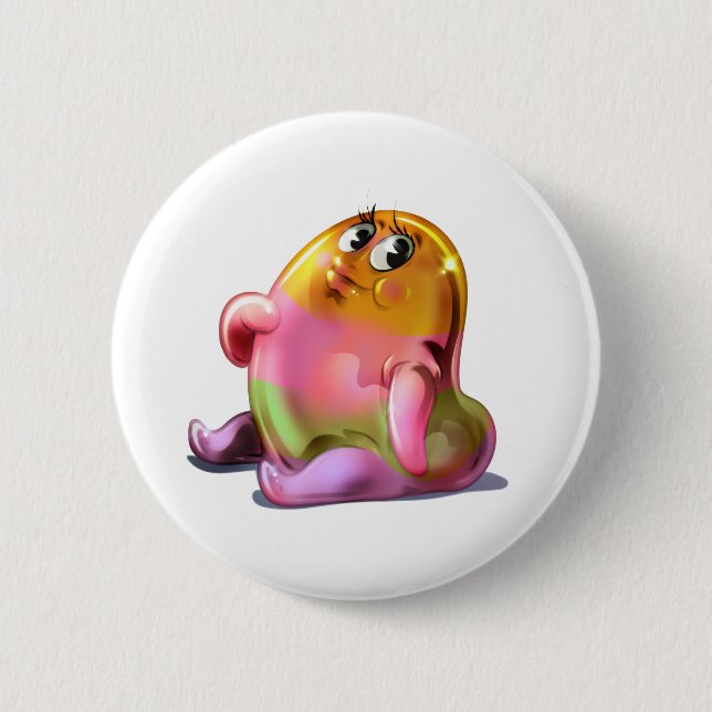 Badge Rond 5 Cm Dragée à la gelée de sucre (Devant)