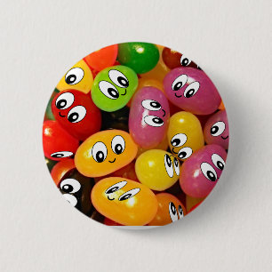 Badge Rond 5 Cm Dragée à la gelée de sucre mignonne