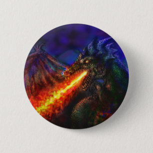 Badge Rond 5 Cm Dragon #1