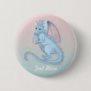 Badge Rond 5 Cm Dragon Magic