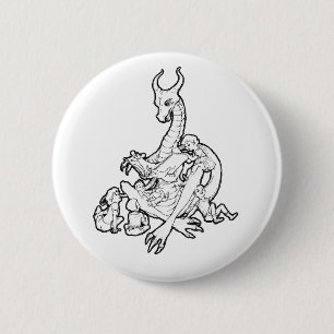 Badge Rond 5 Cm Dragon Storytime