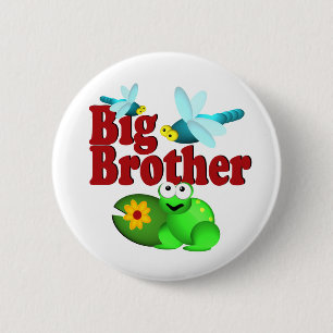 Badge Rond 5 Cm Dragonfly Big Brother