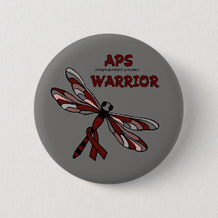 Badge Rond 5 Cm Dragonfly/Warrior...APS