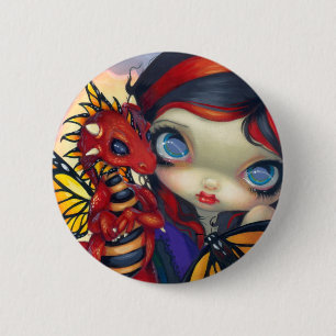 Badge Rond 5 Cm "Dragonling chéri bouton d'III"