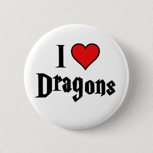 Badge Rond 5 Cm Dragons du coeur I
