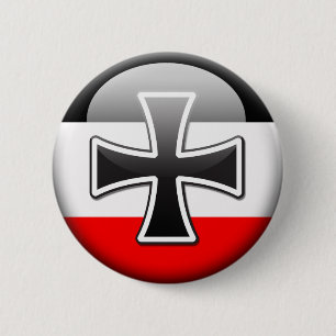 Badge Rond 5 Cm Drapeau allemand WWI