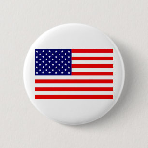 Badge Rond 5 Cm Drapeau américain