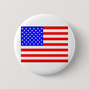 Badge Rond 5 Cm Drapeau américain
