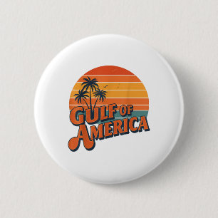 Badge Rond 5 Cm Drapeau Américain 2025 Mexique Rétro