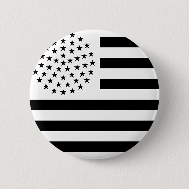 Badge Rond 5 Cm Drapeau américain 51 étoiles (Devant)