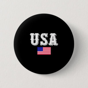 Badge Rond 5 Cm Drapeau américain-américain-américain
