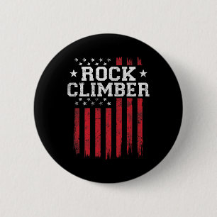Badge Rond 5 Cm Drapeau américain de rock Patriot Patriotique C