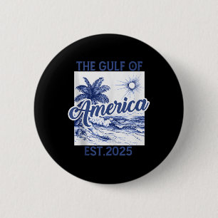 Badge Rond 5 Cm Drapeau Américain G 2025 Du Golfe Des Etats-Unis E