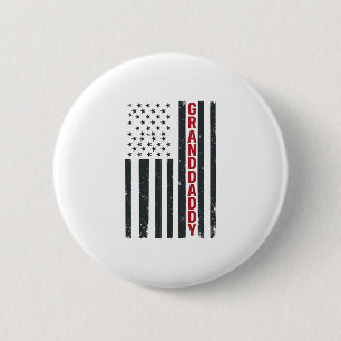 Badge Rond 5 Cm Drapeau américain Granddaddy Design patriotique vi